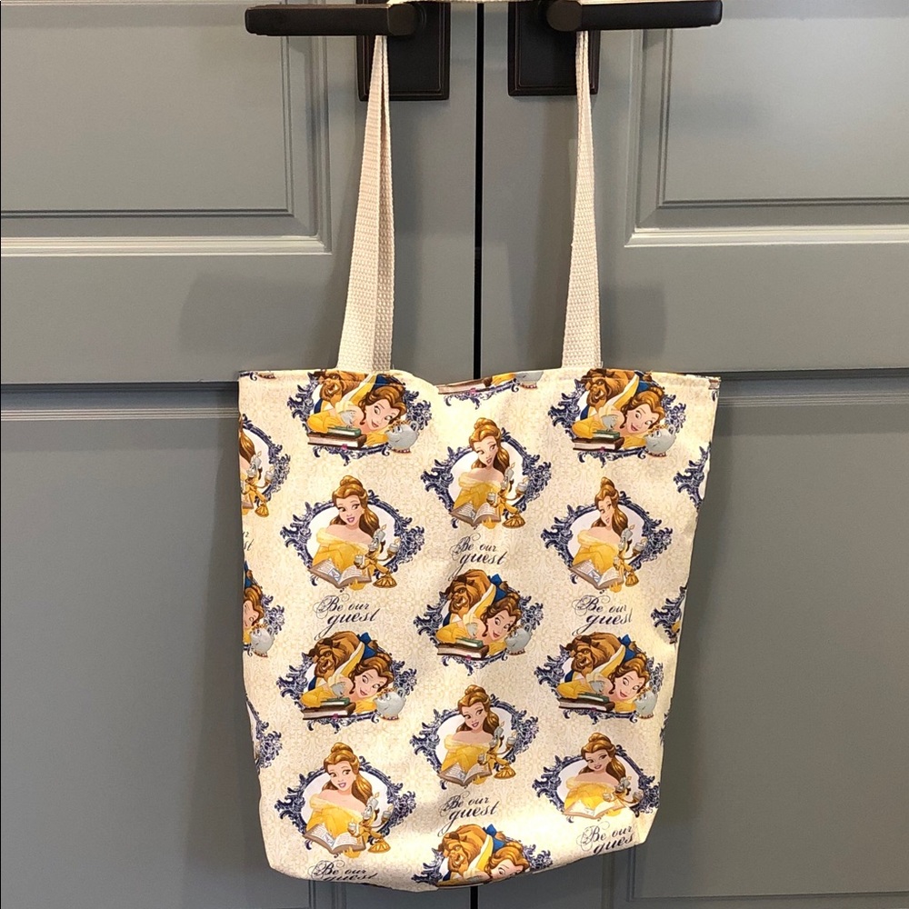 One of a Kind Beauty and the Beast Belle Inspired Tote Bag